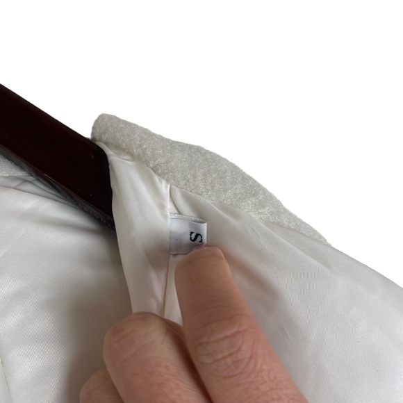 ERMENEGILDO ZEGNA Yachting Microtene 10000 Men’s White Down Jacket Size S Hooded - Picture 10 of 11